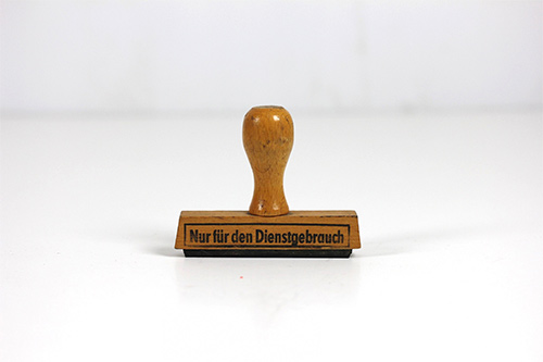 DDR-Verwaltungsstempel 